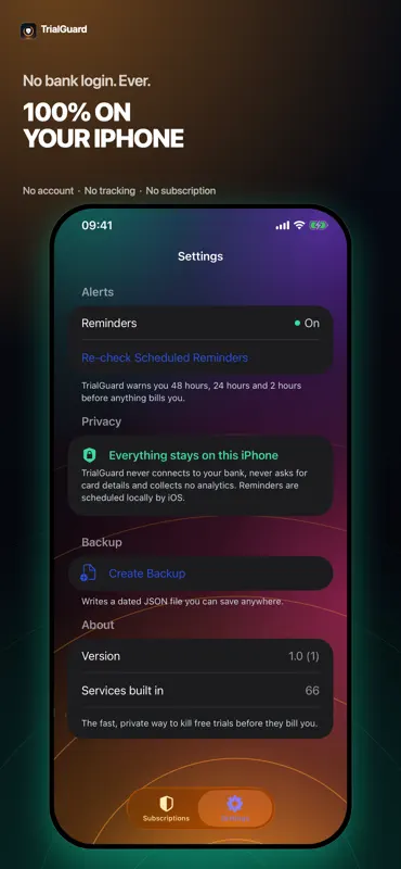 TrialGuard: Cancel and Remind screenshot 6 of 6