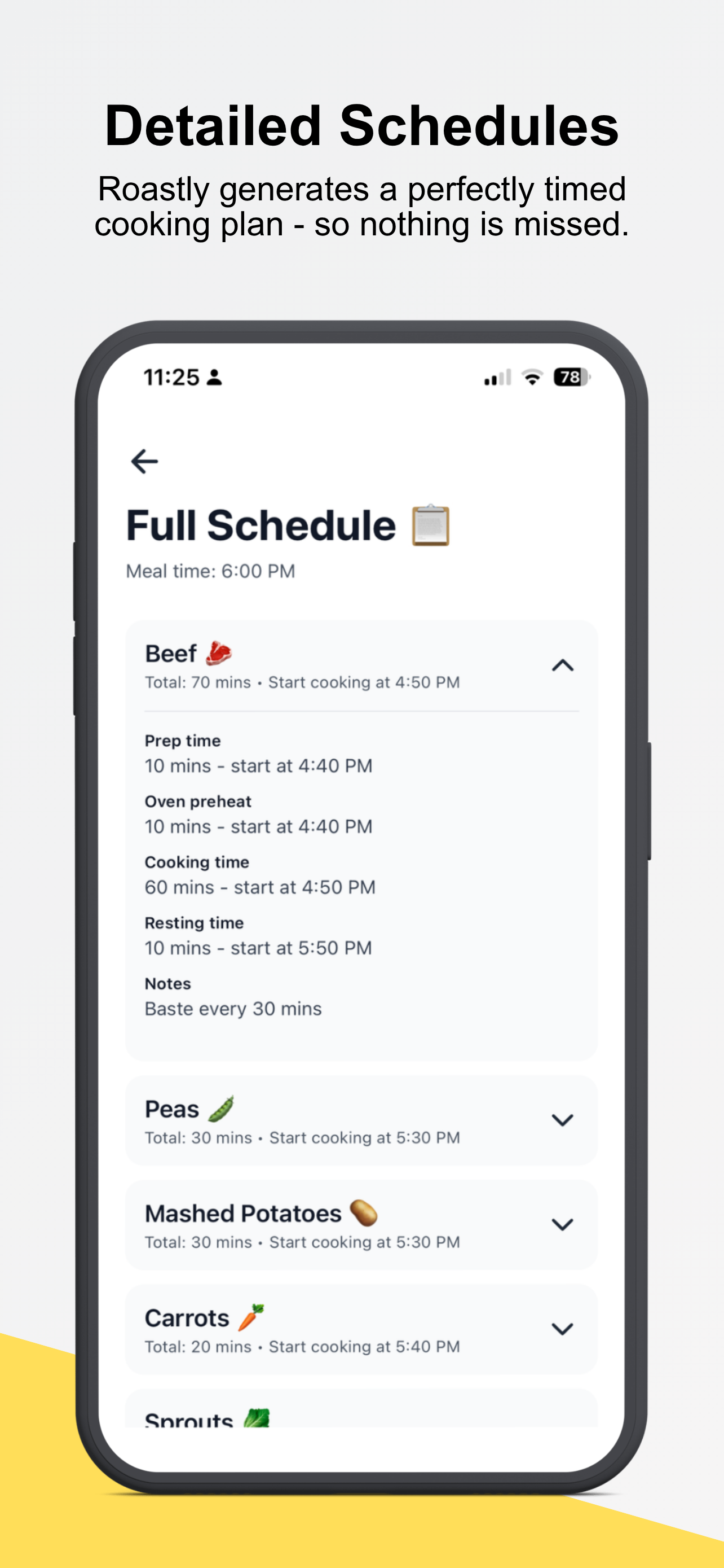 Roastly: Smart Meal Timer screenshot 4