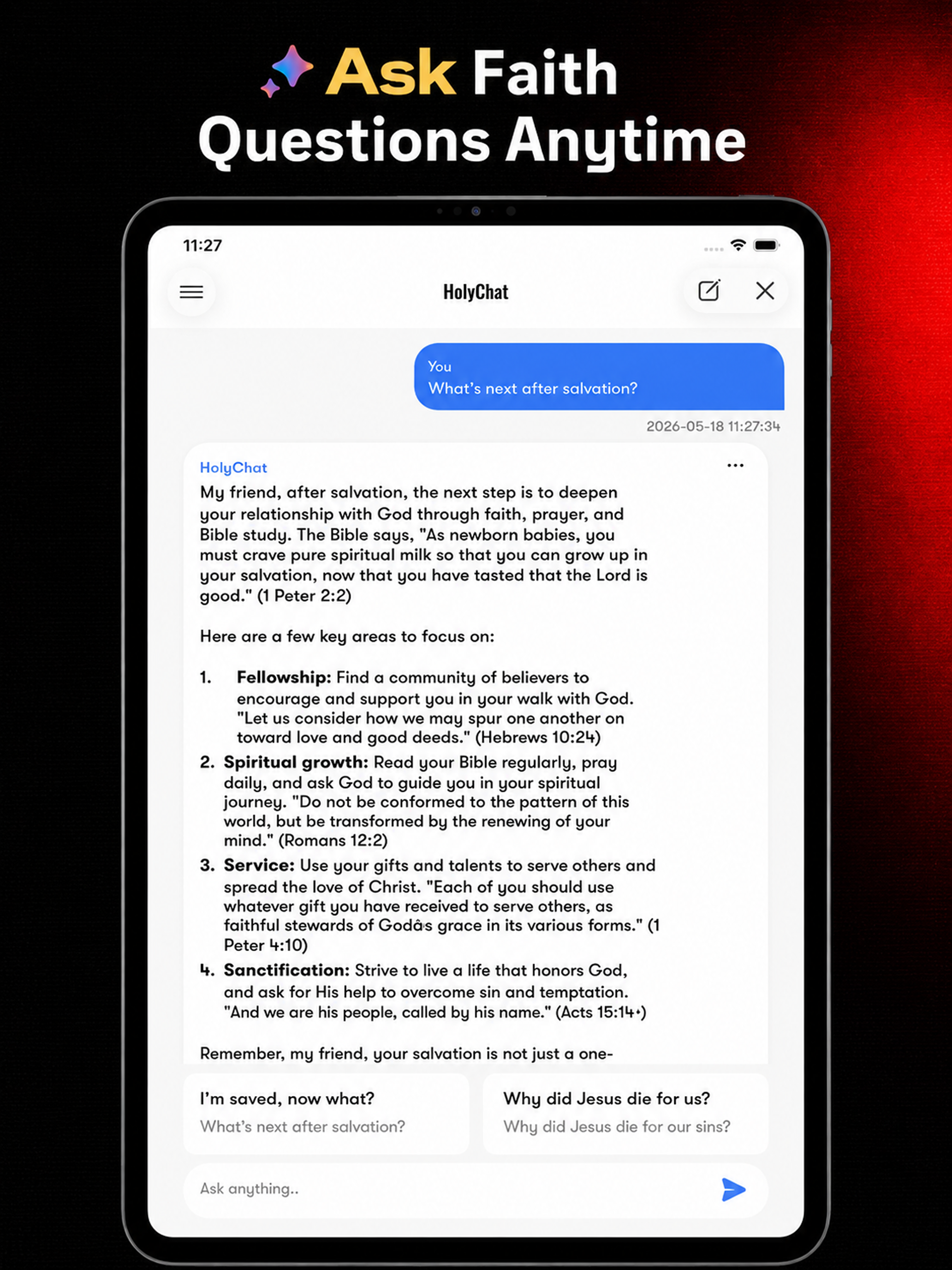 Bible AI: Holy Scripture App