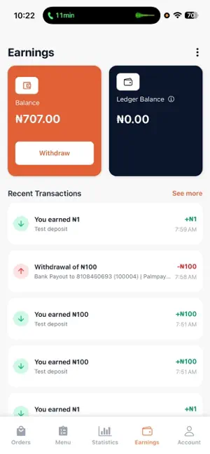 Ryde9ja: Vendors & Restaurants screenshot 2
