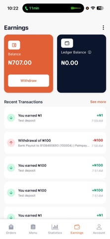 Ryde9ja: Vendors & Restaurants iPhone screenshot