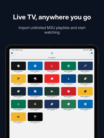StrymTV iPad screenshot 1