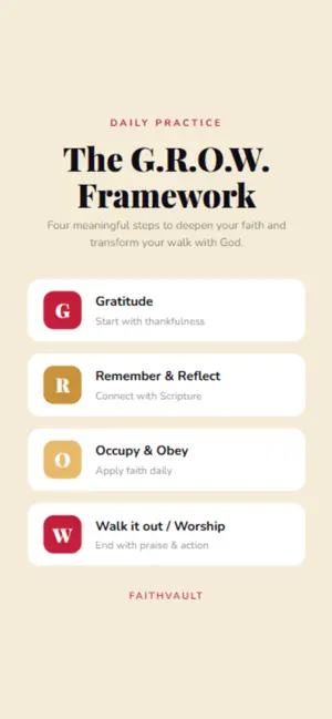 FaithVault - Grow in Christ screenshot 2