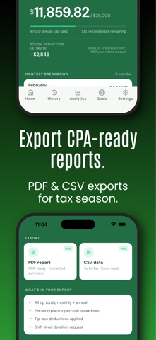 Earnly: Tip Tracker screenshot