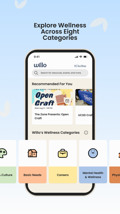 Willo at UC San Diego iPhone screenshot 2 - Health & Fitness app