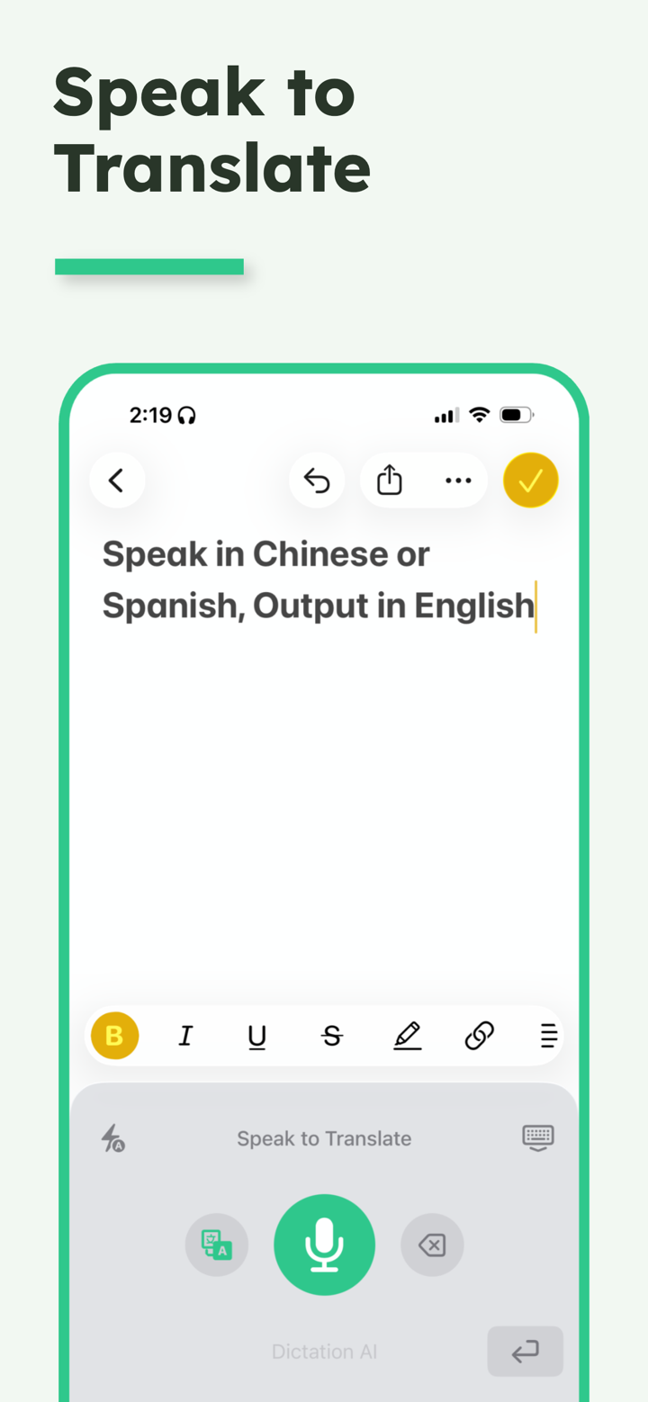 Voice Keyboard: Dictation AI screenshot 4