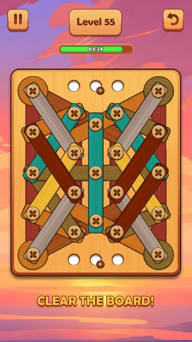Wood Nuts & Bolts: Unscrew Screenshot