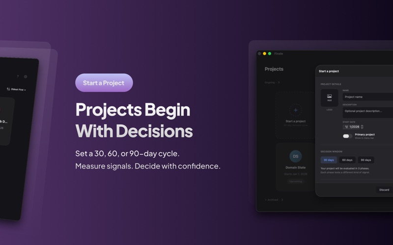 Finale: Decision Tracker app screenshot 2