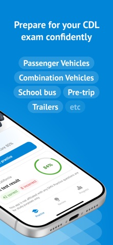CDL Study Practice Test Screenshot 2 of 6