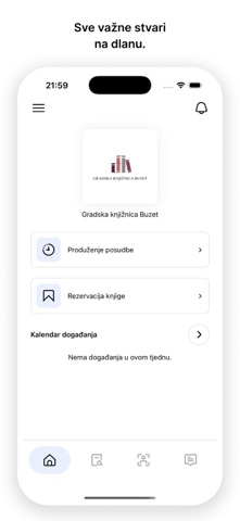 Gradska knjižnica Buzet app screenshot