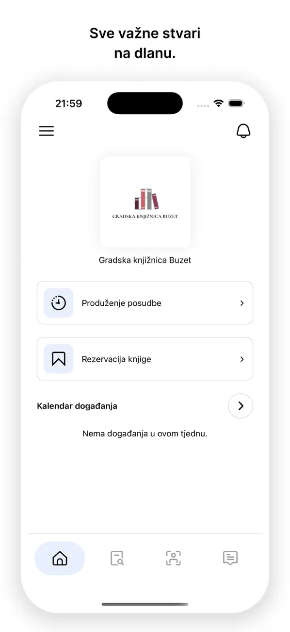 Screenshot #1 pour Gradska knjižnica Buzet