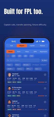 ScoutingStats AI iPhone screenshot