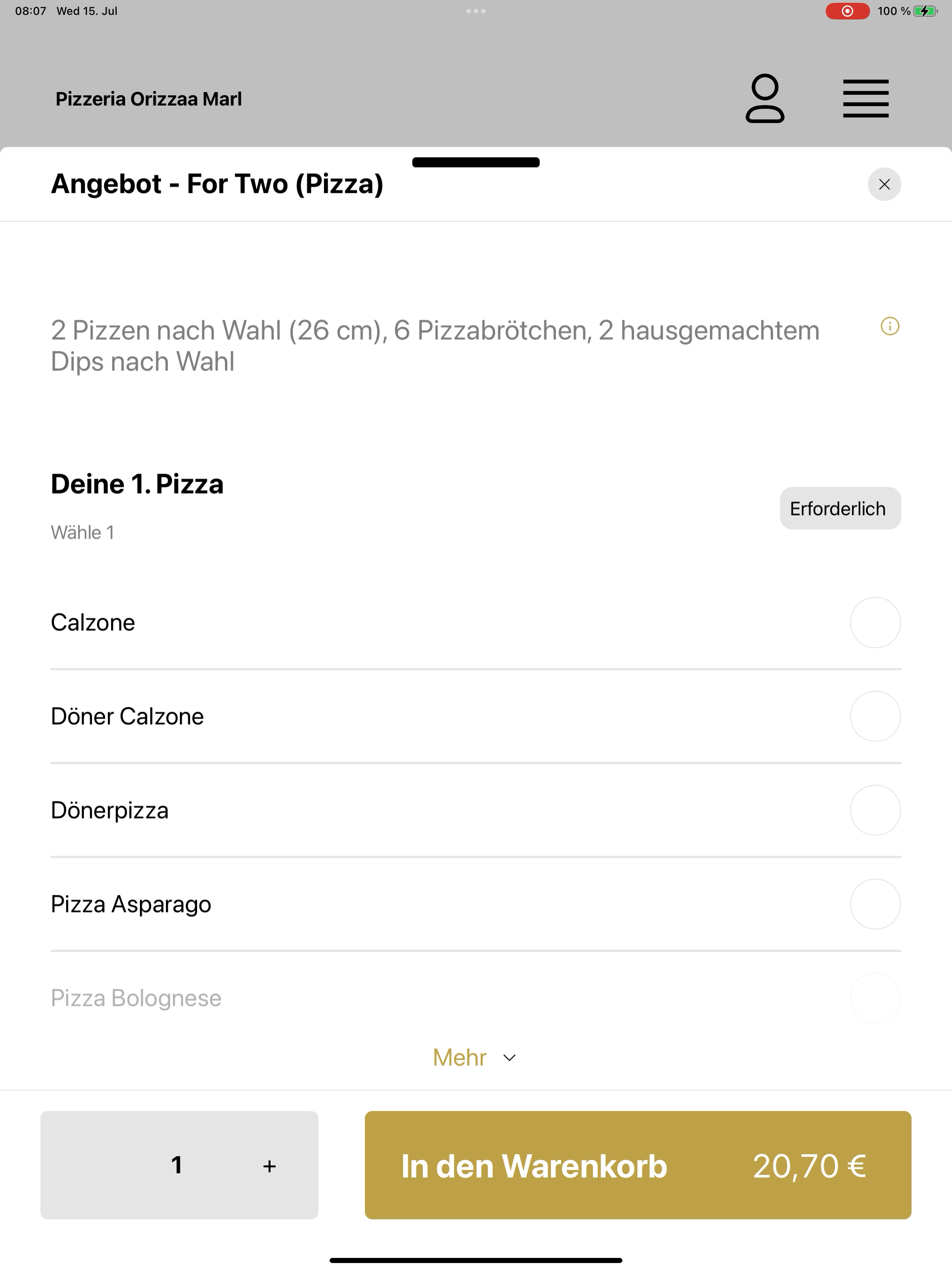 Pizzeria Orizza Marl screenshot 16