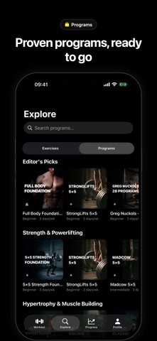 Lift: Gym Workout Tracker Log Screenshot 4 of 8