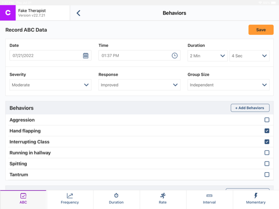 Ensora Data Collection iPad screenshot 4 - Medical app