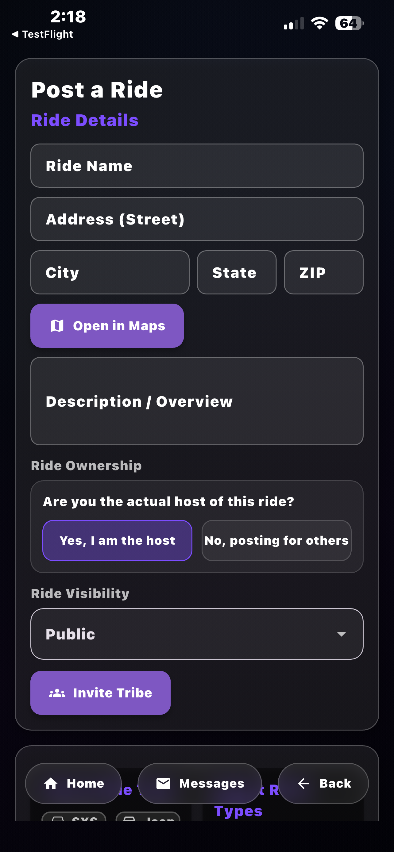 RideTribeSync screenshot 3