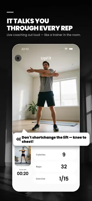 Upfit: AI Form Check Trainer screenshot 1
