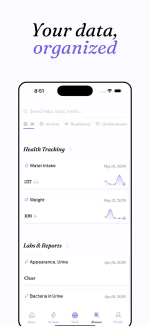 Slothwise: the health partner screenshot 1