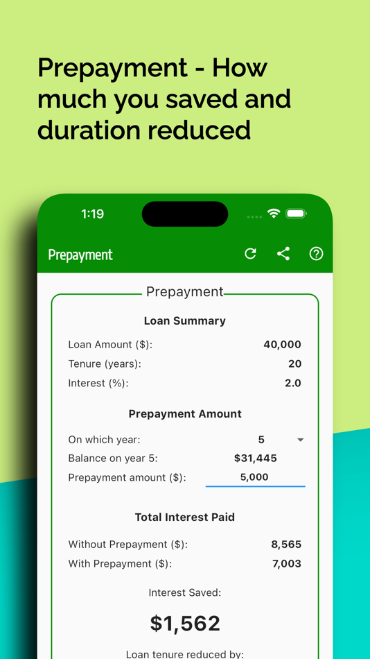 #5. Simple Loan Calculator Pro (iOS) 由: Novanet Solutions