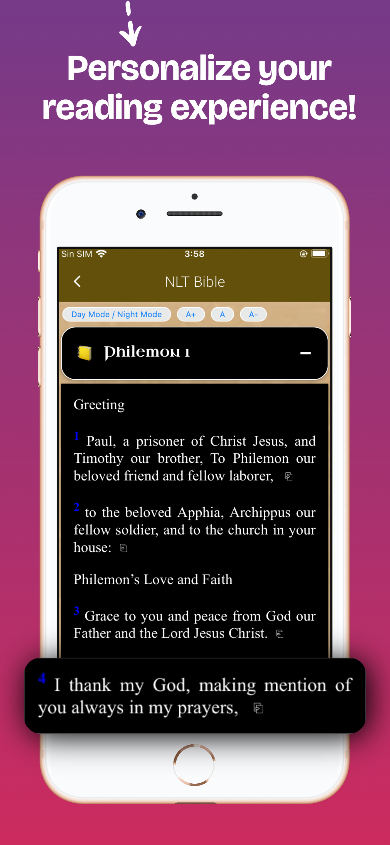 NLT Bible Offline in English screenshot 4