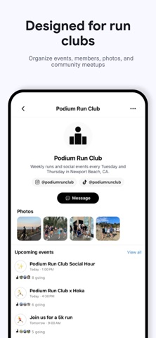 Podium - Run Clubs & Events Screenshot 6 of 9