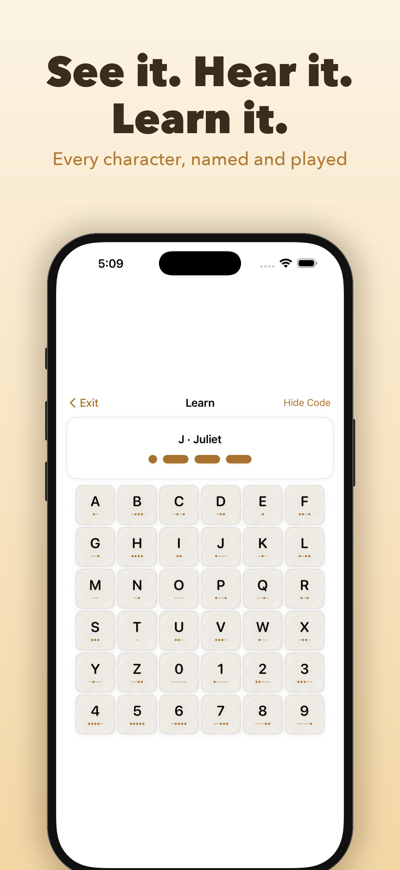 Morse Code Trainer & Practice screenshot 2
