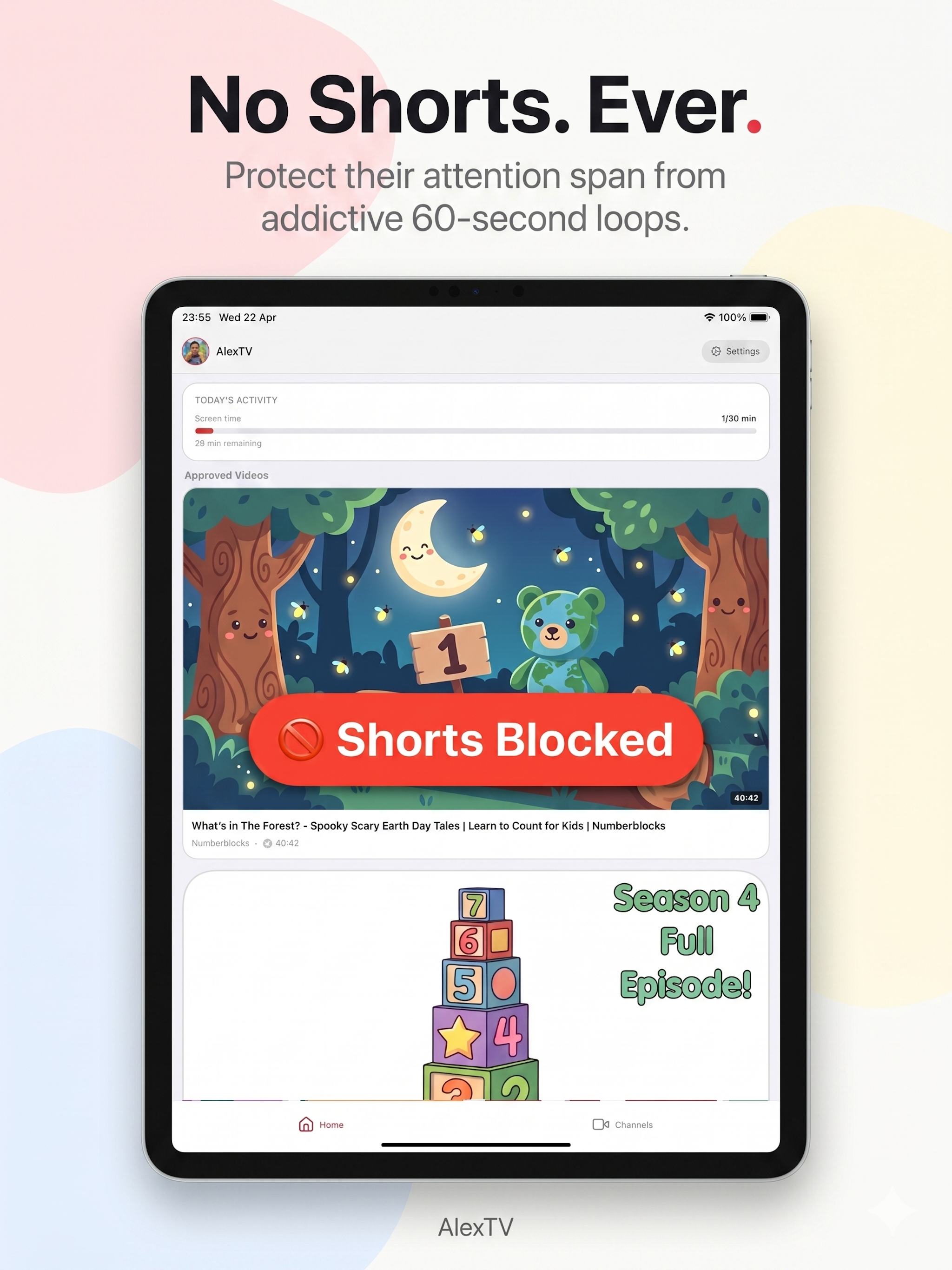 AlexTV: Kids YouTube Control