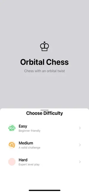 Orbital chess screenshot 1
