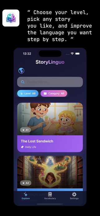 StoryLinguo Screenshot 1 of 3