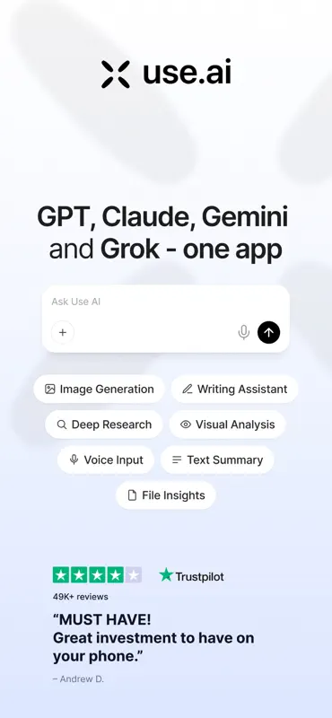Use AI: Chat Assistant & Agent screenshot 1 of 8