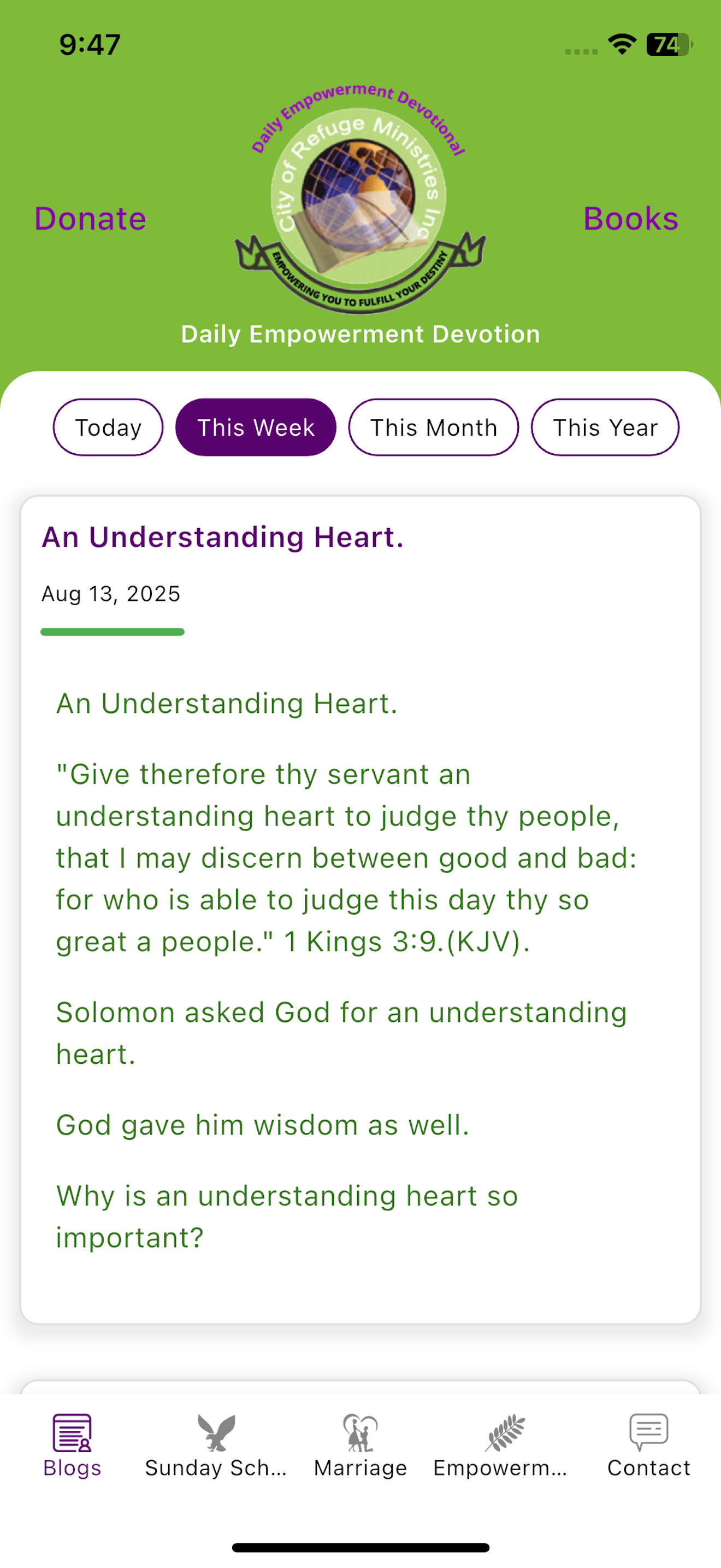 Daily Empowerment Devotional