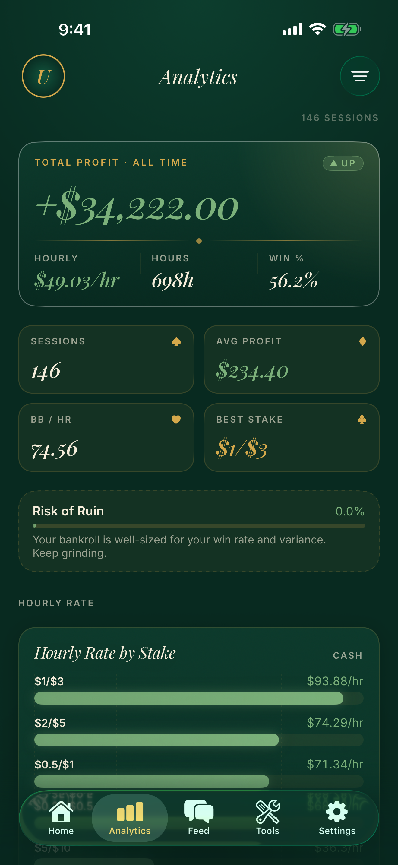 FeltIQ: Bankroll Tracker screenshot 3