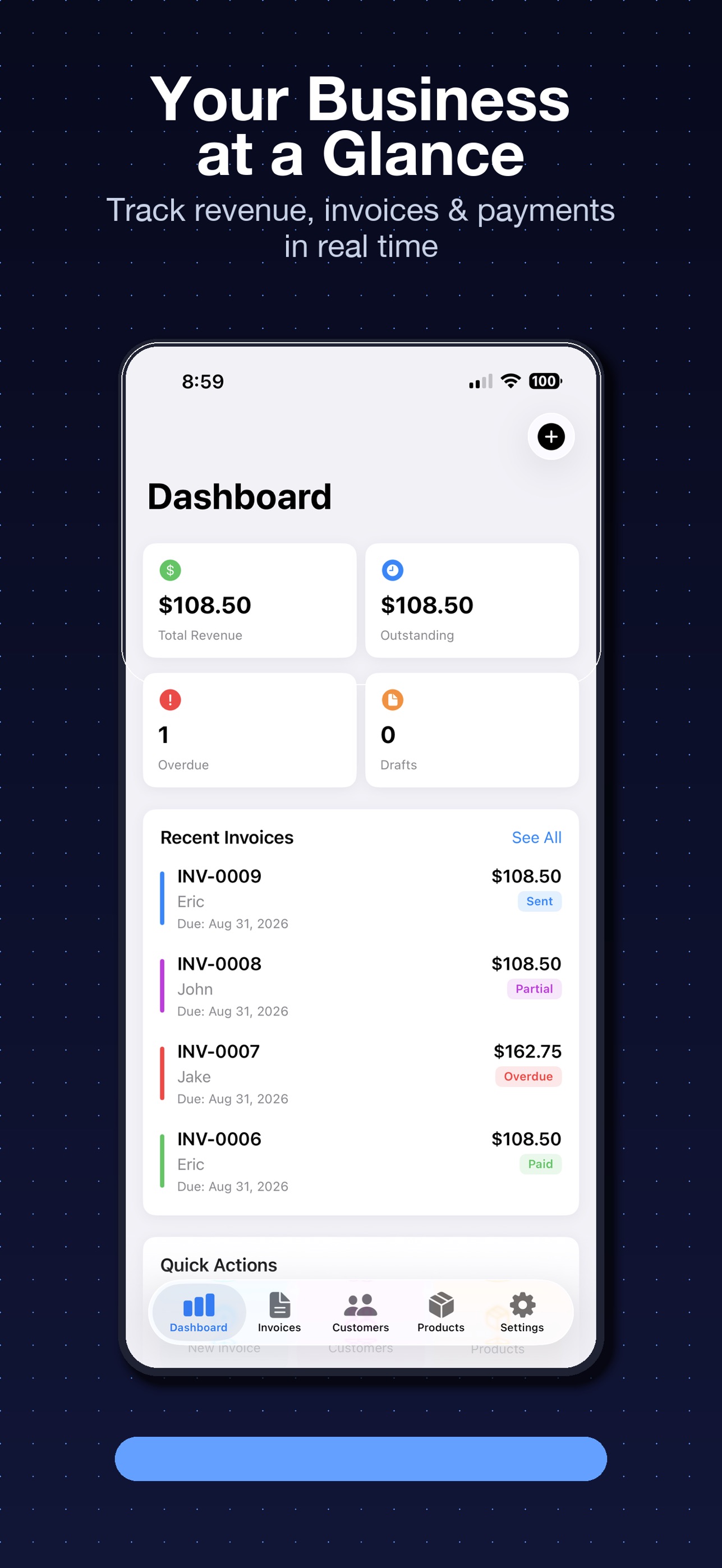 Screenshot 1 of Invoice Zikporx