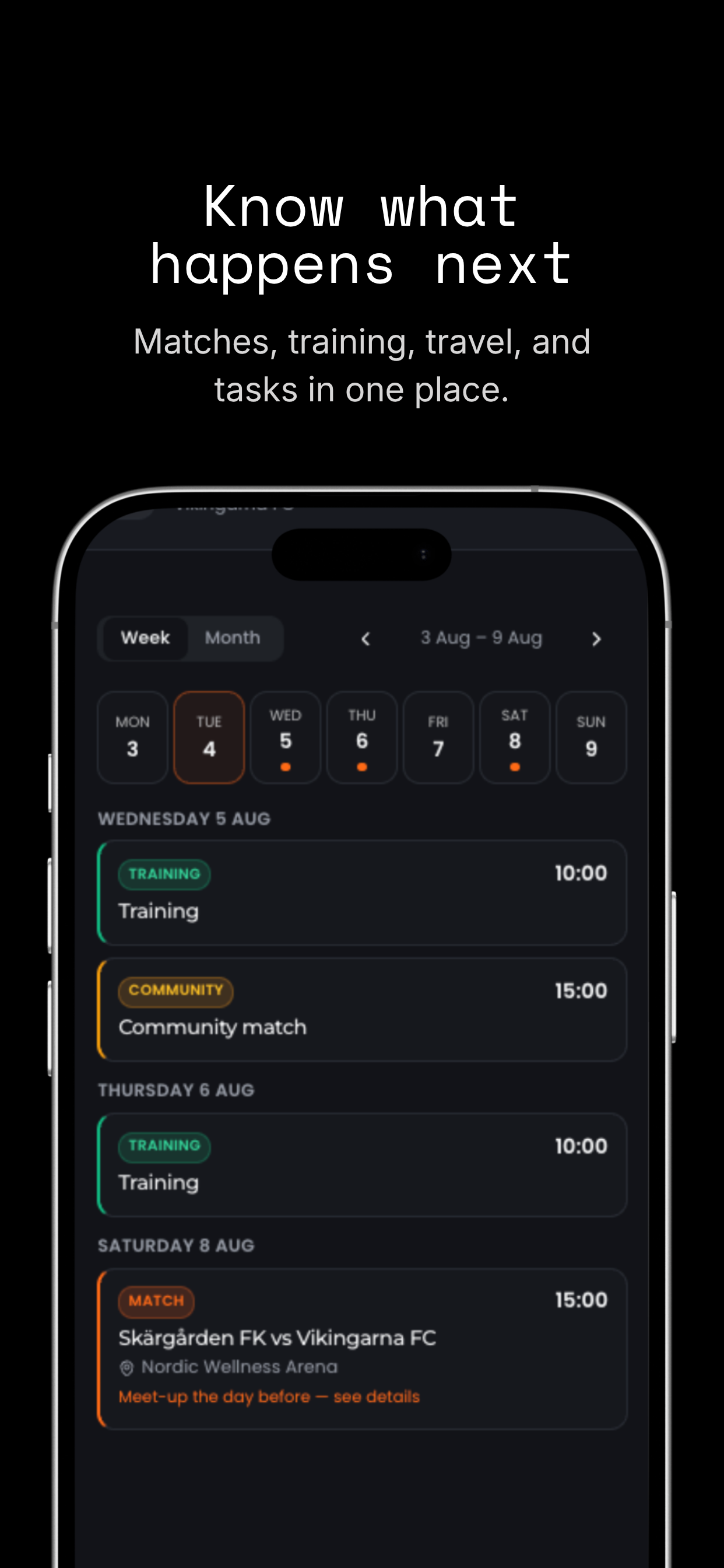 ClubhouseSport screenshot 2
