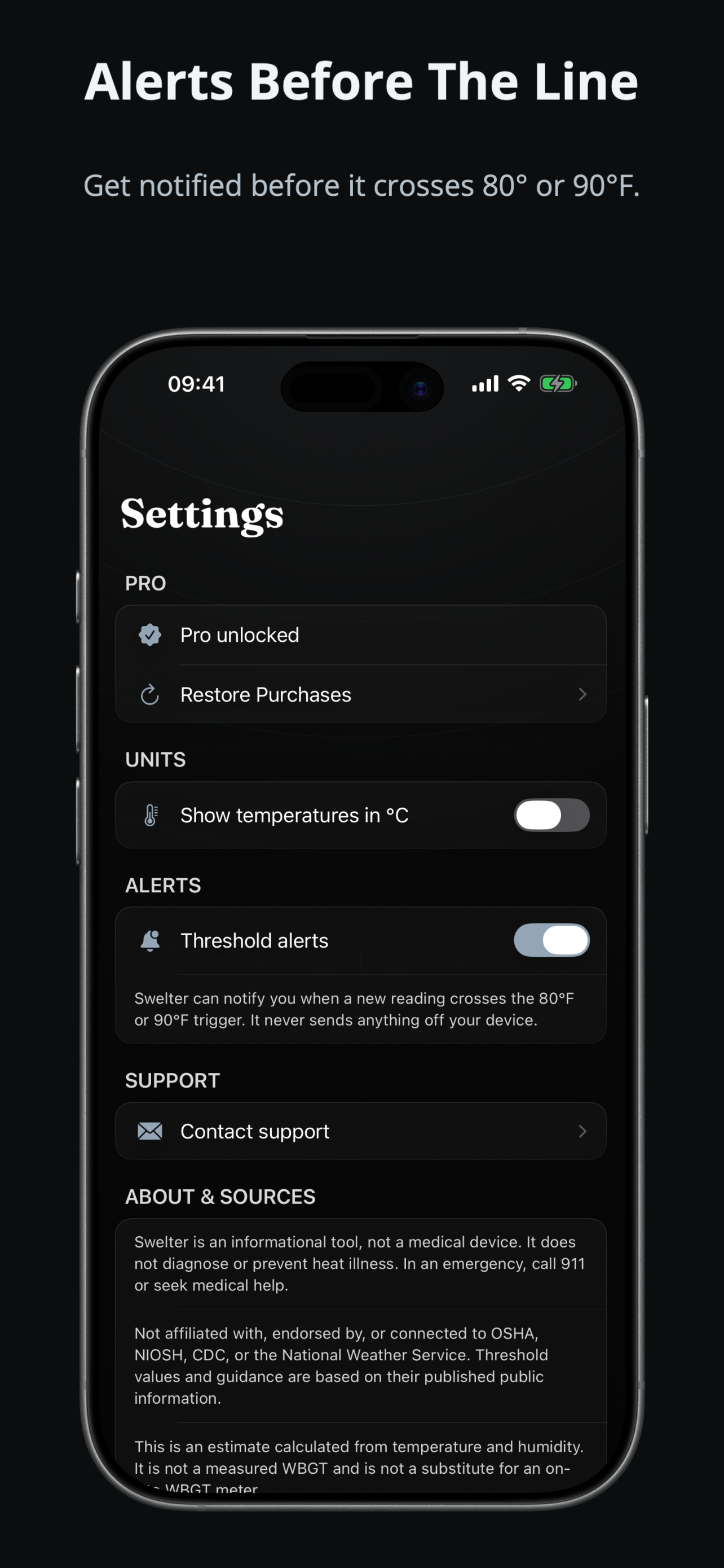 Swelter: Heat Index screenshot 4