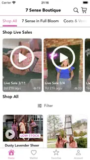 7 sense boutique iphone screenshot 2