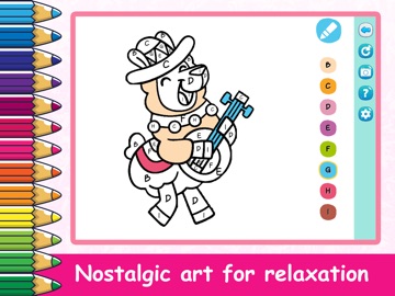 Coloring Pages-Number Coloring iPad screenshot
