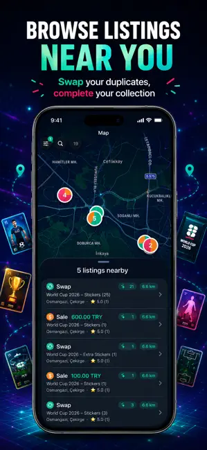 SwapMap: Cards, Stickers, TCG iPhone screenshot 2