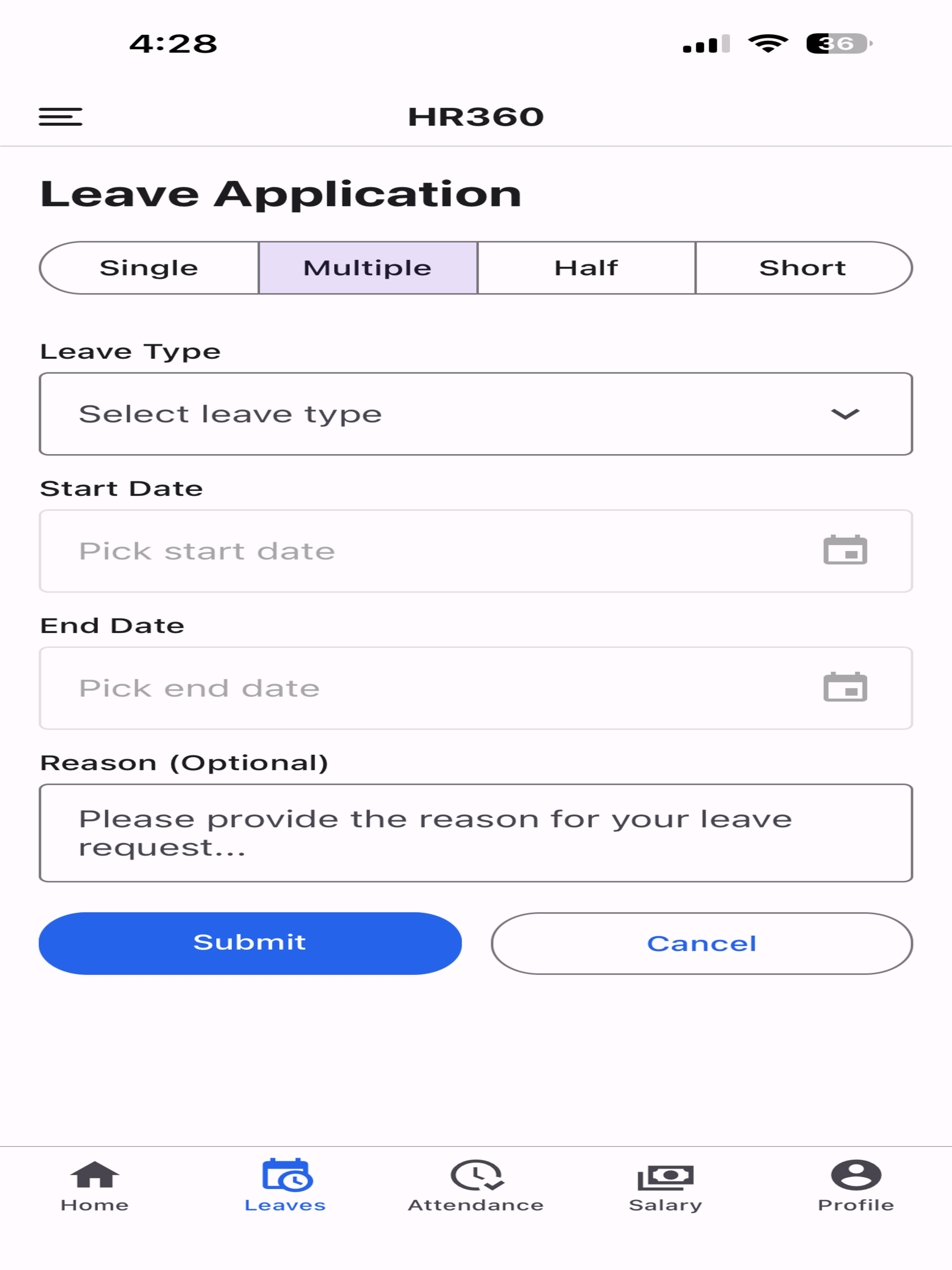 HR360 Staff Portal screenshot 7