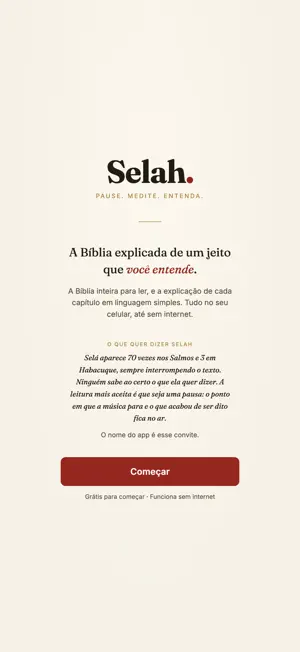 Selah: Estudo da Bíblia screenshot 1