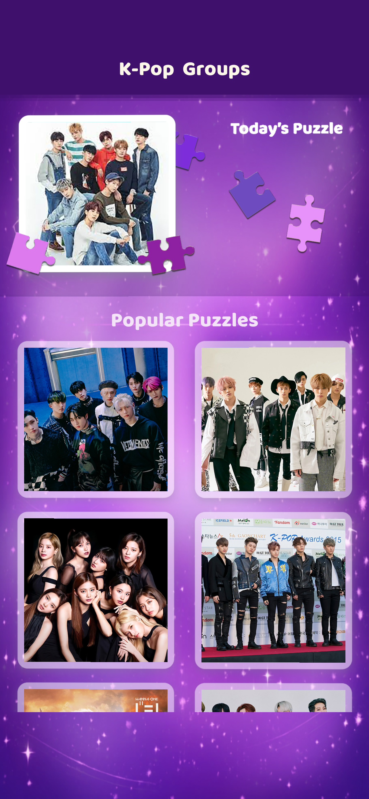 Trendy K-Pop Puzzle