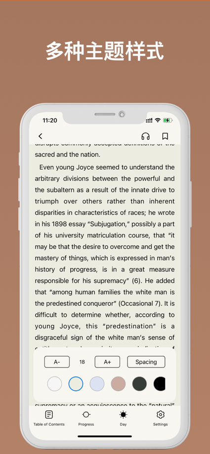 Epub阅读器 - 阅读txt,chm,epub,pdf小说 的 App Store 截图 4