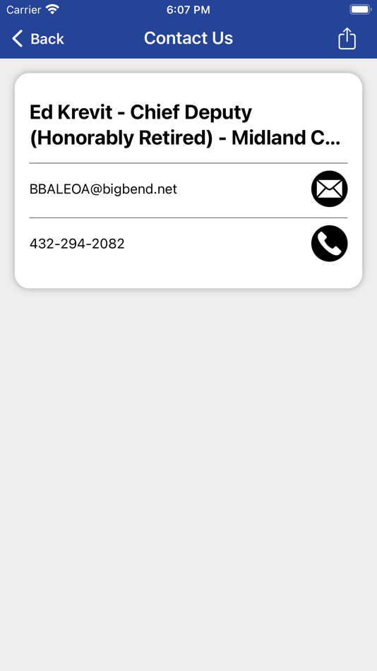 #2. BBALEOA (iOS) Podle: Big Bend Area Law Enforcement Officers Association