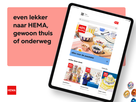 HEMA iPad app afbeelding 1