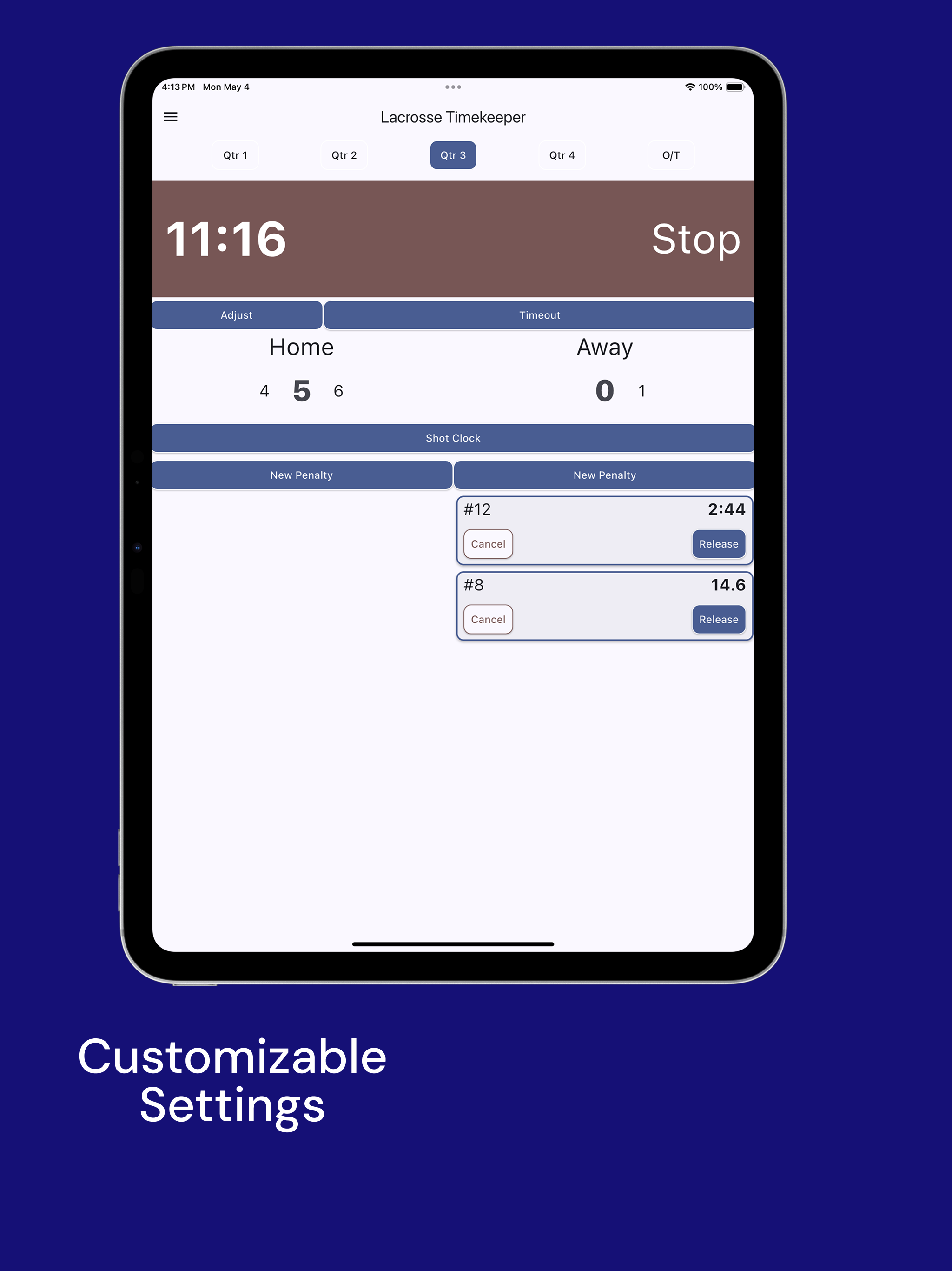 Lacrosse Timer (Lax)