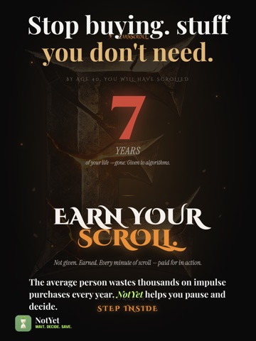 EarnScroll - Doom Scroll Block iPad screenshot