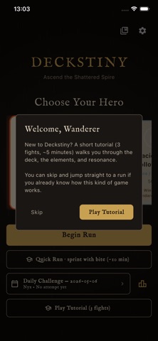 Deckstiny: Roguelike Card Game iPhone screenshot