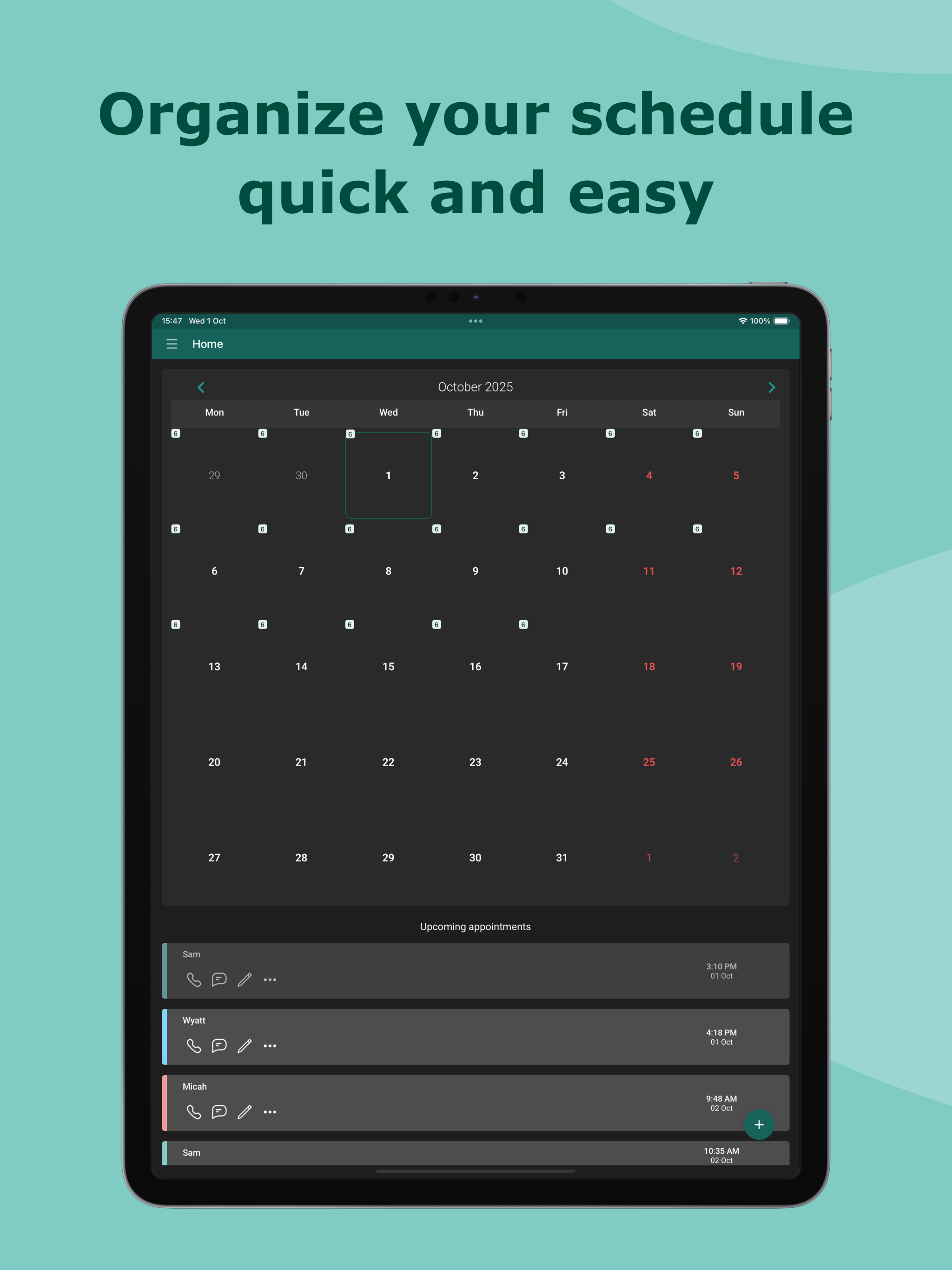 Appointments Planner Scheduler screenshot 9