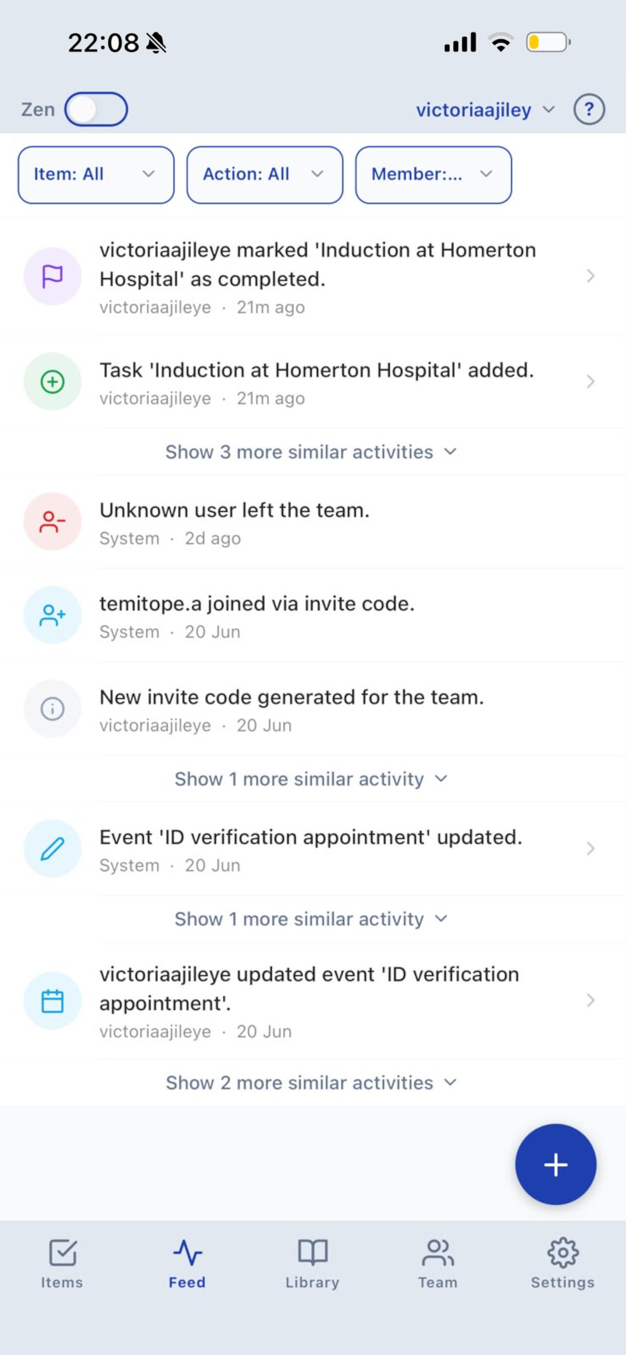 QZen - Tasks, Events & Notes screenshot 3