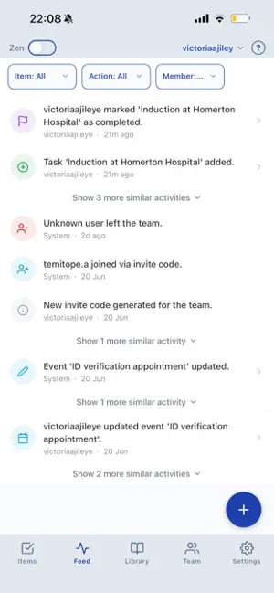 QZen - Tasks, Events & Notes screenshot 3
